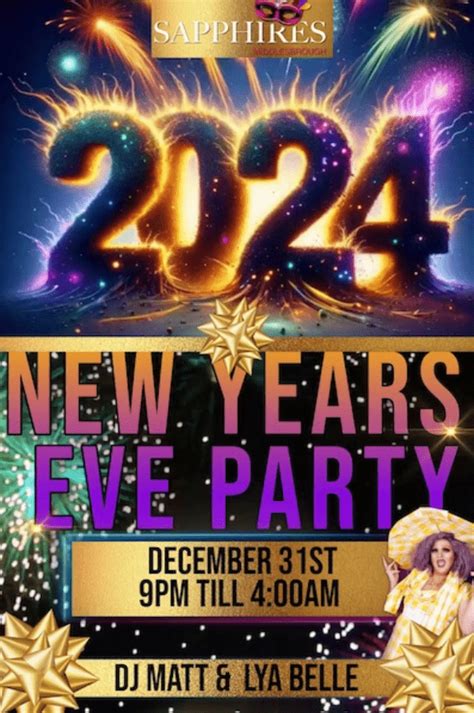 2024 NEW YEARS EVE PARTY at Sapphires event tickets from TicketSource