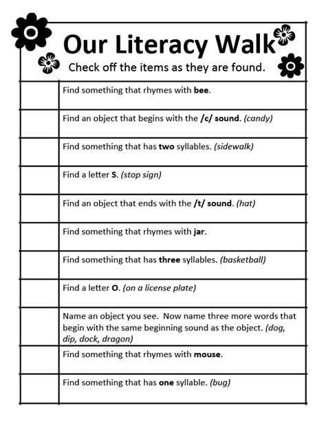 Get Your Kids Walking & Talking With a Literacy Scavenger Hunt