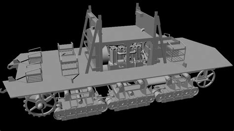 3D-Forest - WW1 A7V Tank with interior (WIP)