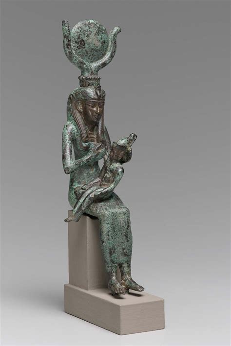 Statuette of Isis nursing Horus | Museum of Fine Arts, Boston