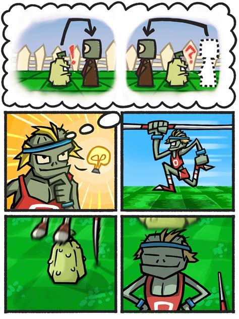 Pole Vaulting Zombie has an idea : r/PlantsVSZombies