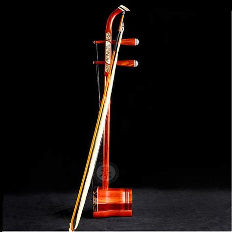 Chinese Erhu Folk String Instrument er hu Huqin Strik Muziek Flat Rod Red Sandalwood Bone ...