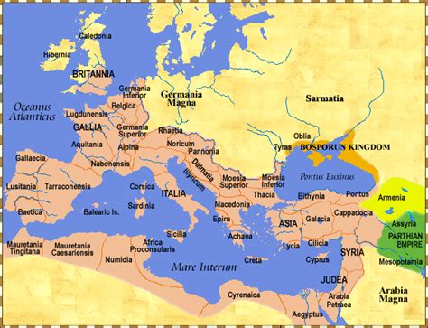 Maps of the Roman World in the First Century C.E.