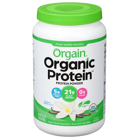 Orgain Organic Protein Plant Based Vanilla Bean Flavor Protein Powder - Shop Diet & Fitness at H-E-B