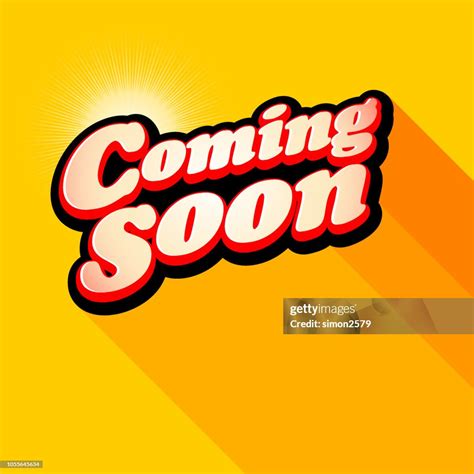 Coming Soon Banner Design High-Res Vector Graphic - Getty Images