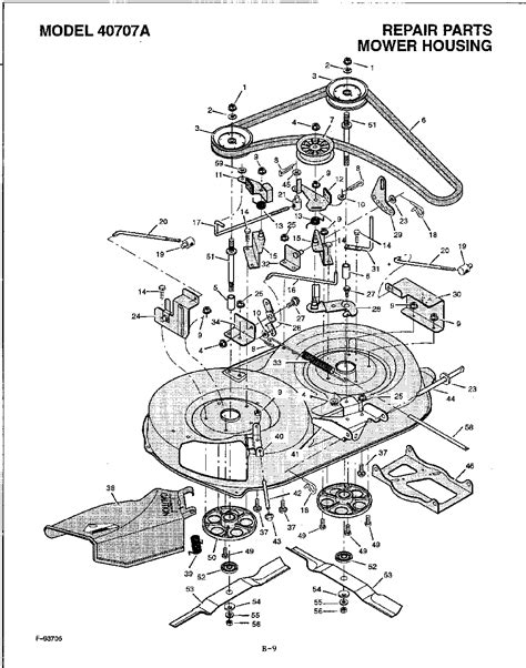 Murray Lawn Mower Parts Diagram Drive Belt Murray 42 Inch Riding | Images and Photos finder