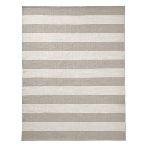 Patio Stripe Indoor/Outdoor Rug, Plaza Taupe | Williams Sonoma ...