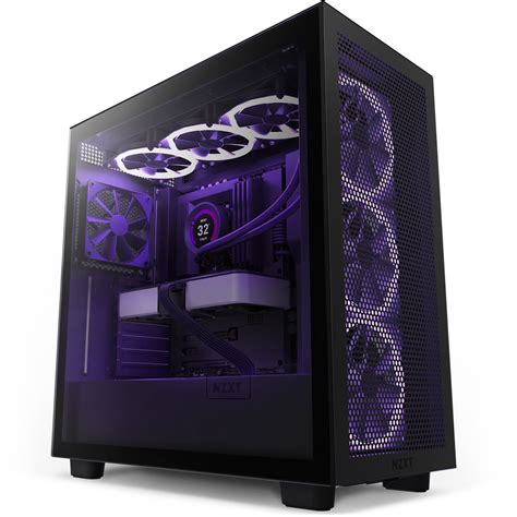 NZXT H7 Flow Black RGB Mid-Tower with RGB Fans