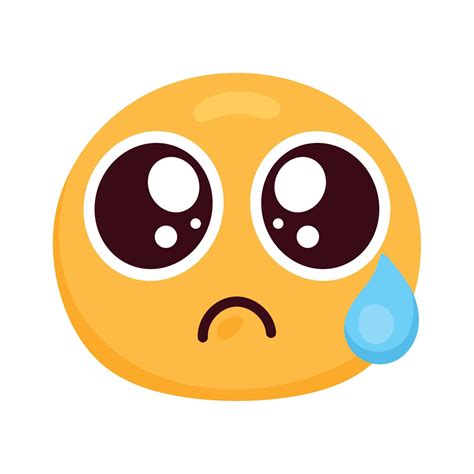 sad emoji face character 11451922 Vector Art at Vecteezy