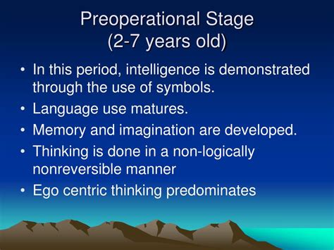 PPT - Piaget’s Theory of Cognitive Development In Children PowerPoint Presentation - ID:176031