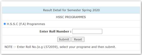 AIOU Islamabad Intermediate Results Semester Spring 2020