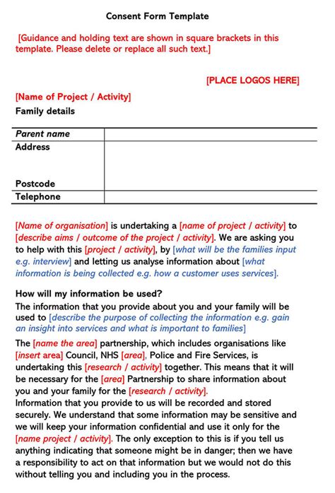 Medical Consent Form Template Ms Word Word Excel Templates - Medical Consent Form Template Ms ...