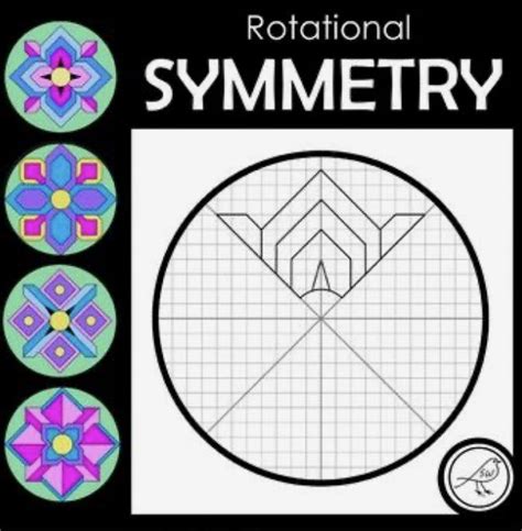 Rotation Symmetry | Math art projects, School art projects, Elementary art