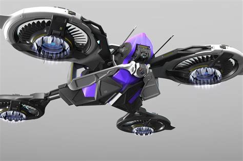 ArtStation - 3D concept sci-fi-drone, Oleg_ Ovigon | Drones concept ...