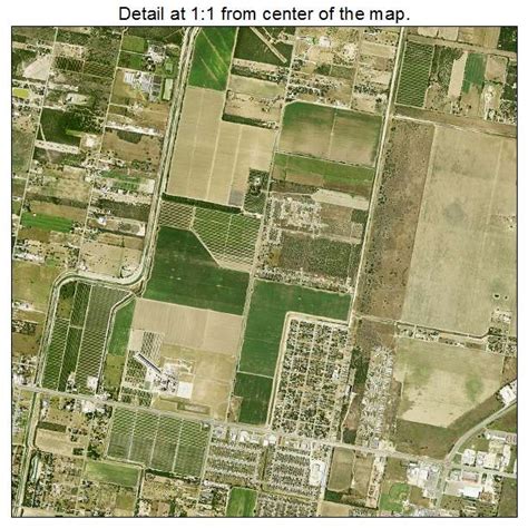 Aerial Photography Map of Edinburg, TX Texas