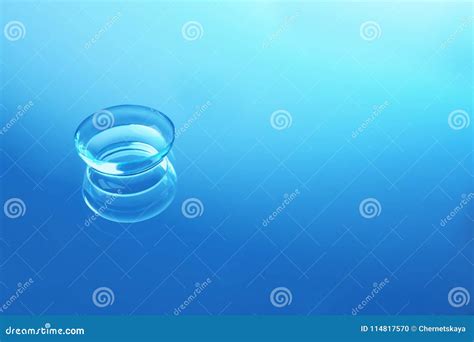 Contact Lens on Color Background Stock Photo - Image of health, contact ...