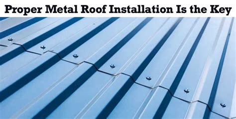 Metal Roof Installation Tips For Proper Screw Fastening-Roof Crafters