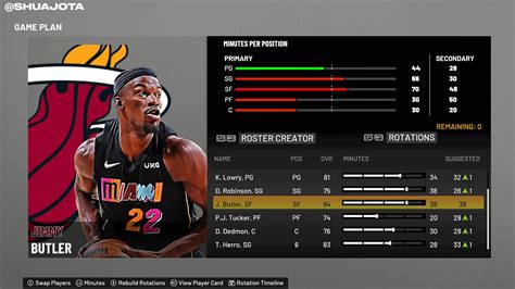 NBA 2K22 Jimmy Butler City Version Next Gen Portrait PS5 to PC by Shuajota