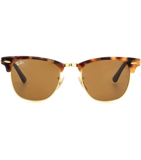 Lyst - Ray-ban Rb3016 Clubmaster Sunglasses in Brown