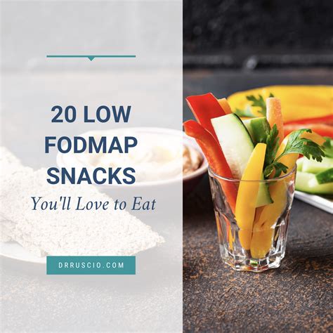 20 Low FODMAP Snacks You'll Love to Eat