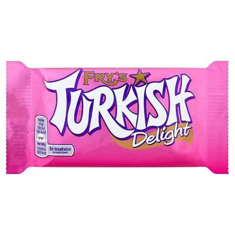 Fry's Turkish Delight 51g | British Chocolate & Sweets - Kellys Expat ...