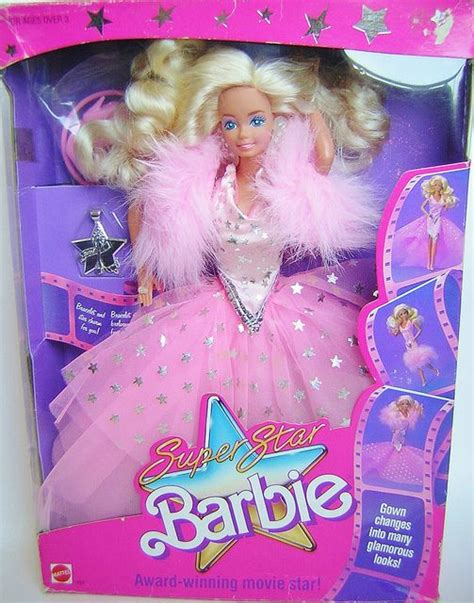 SUPER STAR BARBIE 1988 | Barbie, Barbie friends, Barbie dolls