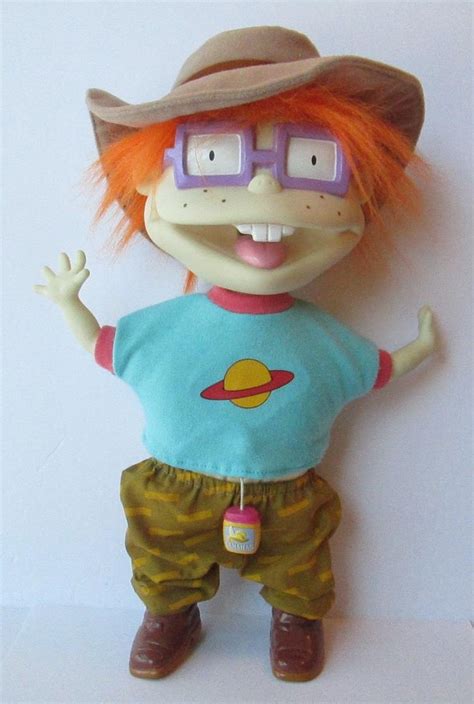 NICKELODEON RUGRATS SCARED CHUCKIE FINSTER 16" DOLL, Pull String He Shakes | #1906867188