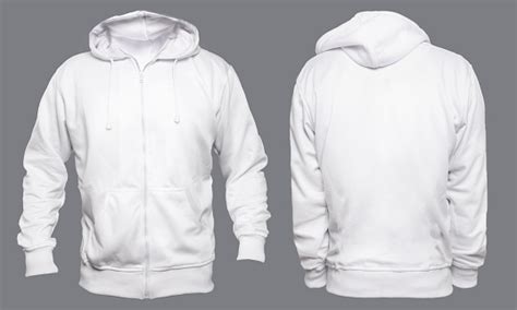 White Hoodie Mock Up Stock Photo - Download Image Now - iStock