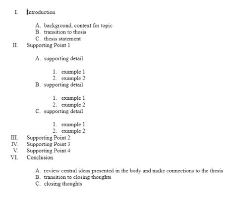 Outlines – English 102: Journey Into Open