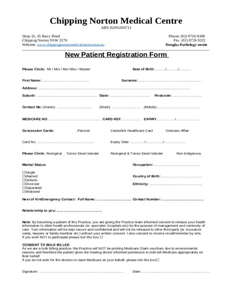 Chipping Norton Medical Centre - Book Doctors Online ... Doc Template ...