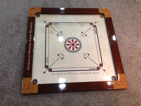 DIY Carrom Board | Carrom board, Diy, Board games