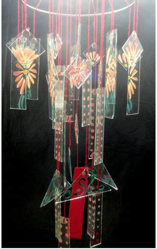 Old Fashioned Chinese Glass Wind Chimes – Glass Designs