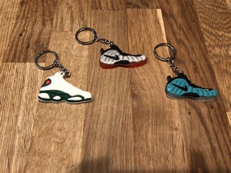 Set Of 3 Nike Shoe Sneaker Key Chains | eBay