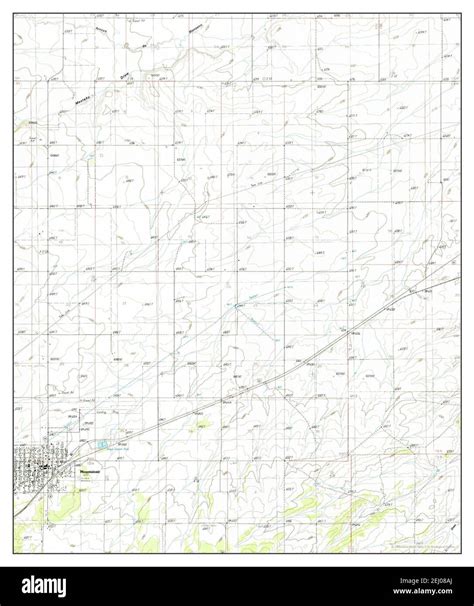 Mountainair, New Mexico, map 1986, 1:24000, United States of America by Timeless Maps, data U.S ...