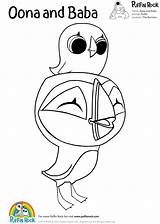 Oona And Baba  Puffin Rock Coloring Page Free Printable Pages sketch template