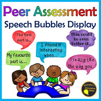 Peer Assessment Classroom Display by Michelle's Innovative Ideas