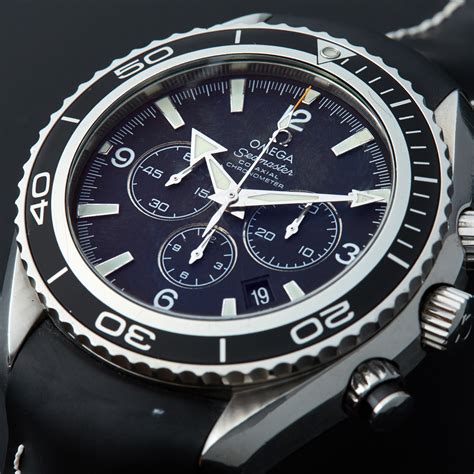 Omega Seamaster Planet Ocean Chronograph Automatic // 100758 // c.2010 ...