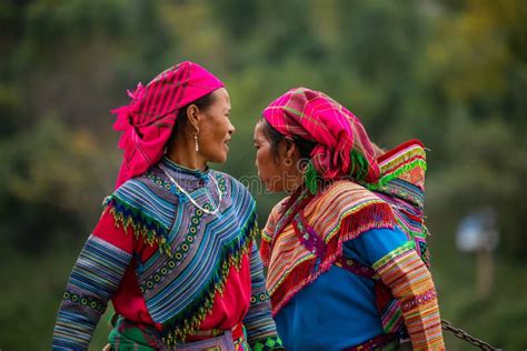 Local People of the Bac Ha Market in Vietnam Stock Photo - Image of ...