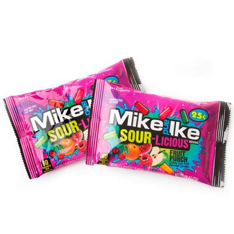 Mike & Ike Sour-Licious - Fruit Punch • Mike & Ike Jelly Candy • Candy ...