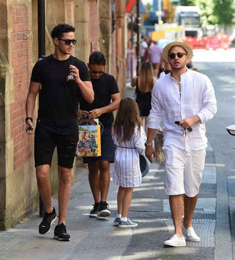 Ryan Thomas and twin brothers Adam and Scott Thomas head out for Father's Day at the Smokehouse ...