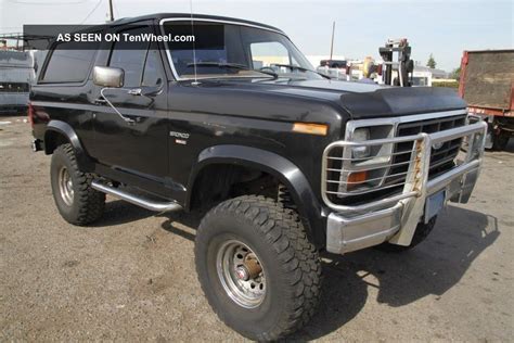 1986 Ford bronco ii custom wheels