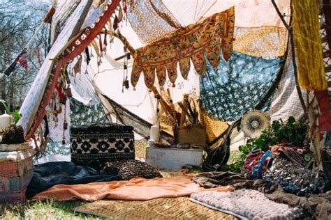 Make: Best Bohemian Camping Experience | Party tent, Camping experience, Summer camping ideas