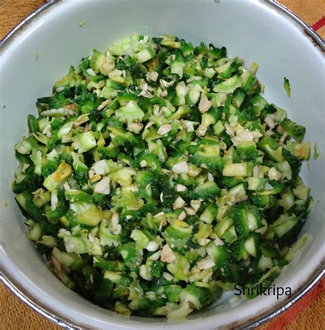 Bitter gourd salad: