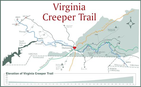 Virginia Creeper Trail Maps