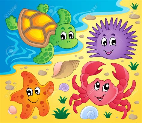 Beach Animals Clip Art Digital Clip Art Animal Clipart | Images and Photos finder