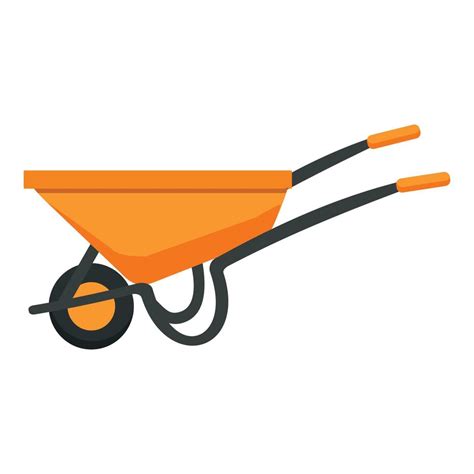 Wheelbarrow icon cartoon vector. Farm tool 14209563 Vector Art at Vecteezy