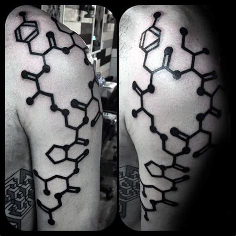 80 Chemistry Tattoos For Men - Physical Science Design Ideas