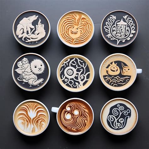 Premium AI Image | Coffee art