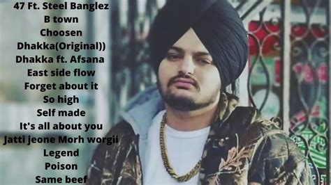 Sidhu mose wala jatt album-- Sidhu moose wala all songs - YouTube