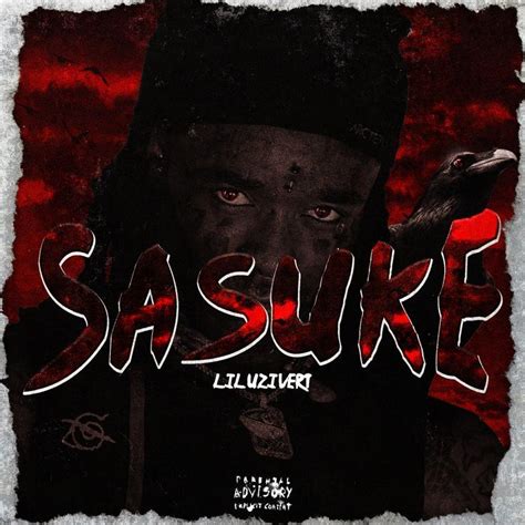 LIL UZI VERT - SASUKE: Eye-catching cover art inspired by anime aesthetics 🐱‍👤